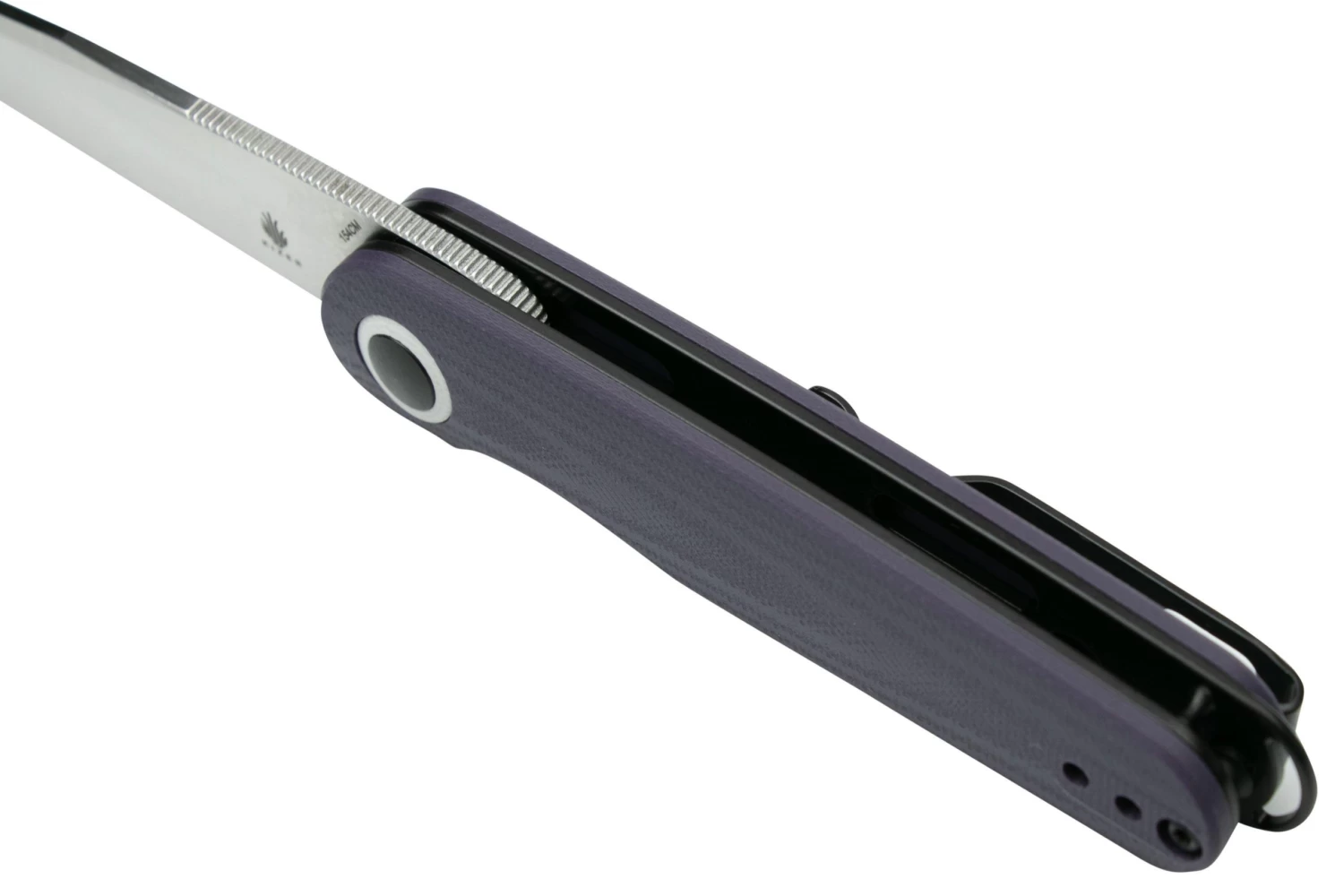 Kizer Squidward Purple V3604C1 154CM, G10 Violet, Couteau De Poche 9 Kizer Squidward Purple V3604C1 154CM, G10 Violet, Couteau De Poche – Image 7