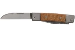 LionSteel BestMan BM13 CVN Natural Canvas Micarta Couteau De Poche Slipjoint -Célèbre Couteaux Magasin LI BM13 CVN 03 lionsteel
