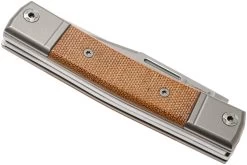 LionSteel BestMan BM13 CVN Natural Canvas Micarta Couteau De Poche Slipjoint -Célèbre Couteaux Magasin LI BM13 CVN 05 lionsteel