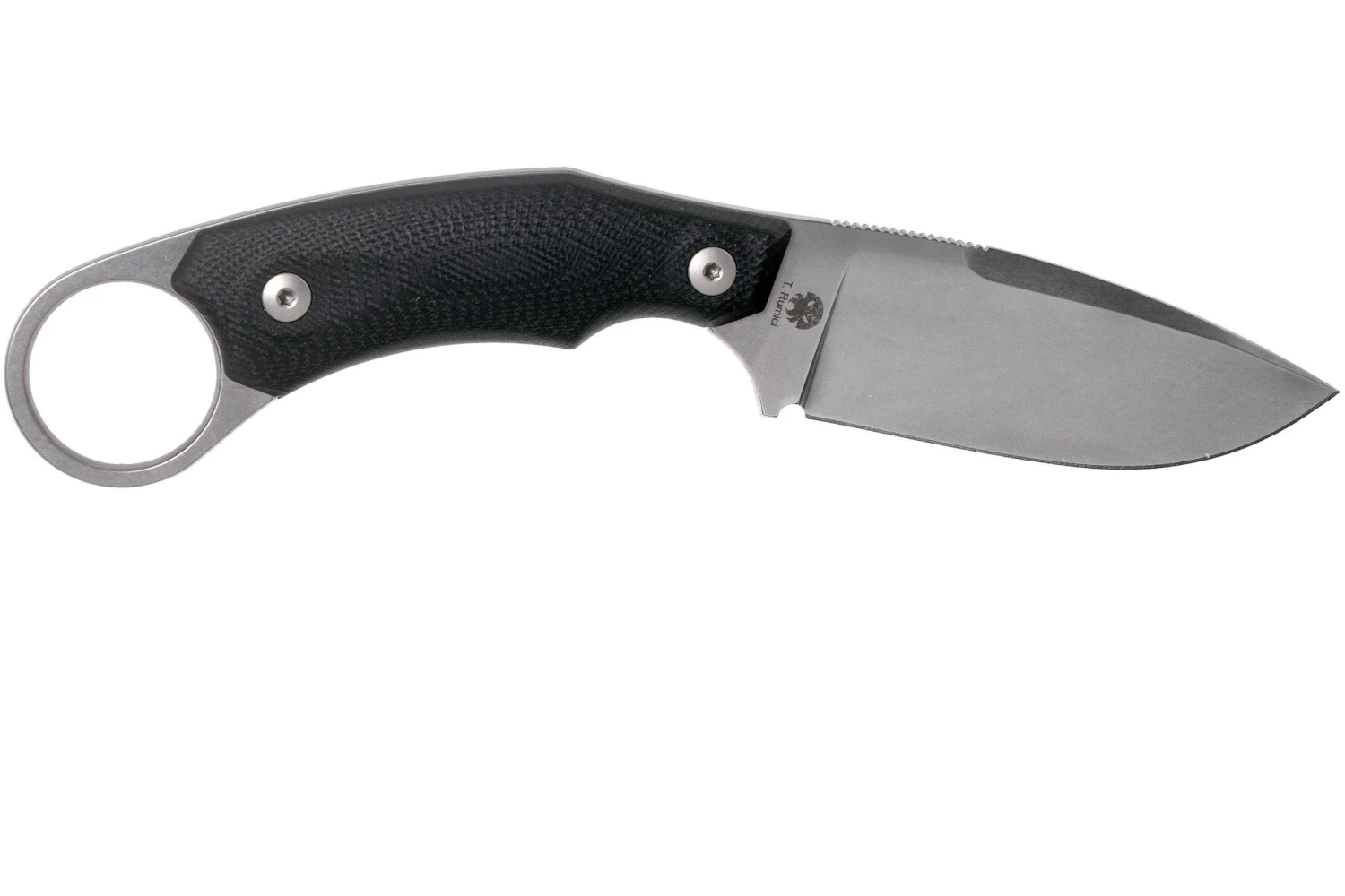LionSteel H2 Drop Point GBK Black G10 Couteau Fixe, Tommaso Rumici Design 4 LionSteel H2 Drop Point GBK Black G10 Couteau Fixe, Tommaso Rumici Design – Image 2