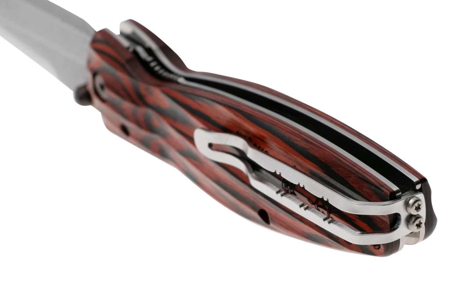 Mcusta MC-0183D Sengoku Tokugawa Ieyasu, Red Pakkawood Handle, Couteau De Gentleman 6 Mcusta MC-0183D Sengoku Tokugawa Ieyasu, Red Pakkawood Handle, Couteau De Gentleman – Image 4