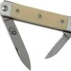 Maserin 60° Knife Sessantesimo 195/MCW White Micarta Couteau De Poche -Célèbre Couteaux Magasin ME 195 MCW 01 maserin