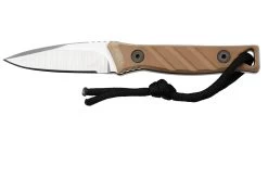 Medford Necromancer S35VN Tumbled Blade, Coyote G10 Handle, Couteau De Cou