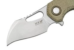 MKM Isonzo FX03M-1GC Hawkbill M390, Green Canvas Micarta Couteau De Poche, Jesper Voxnaes Design 10 MKM Isonzo FX03M-1GC Hawkbill M390, Green Canvas Micarta Couteau De Poche, Jesper Voxnaes Design -Célèbre Couteaux Magasin MMK FX03M 1GC 03 mkm