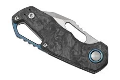 MKM Isonzo FX03M-3CM Clip Point Marble Carbon Fiber, Couteau De Poche, Jesper Voxnaes Design -Célèbre Couteaux Magasin MMK FX03M 3CM 06 mkm