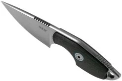 MKM Mikro 1 Drop, Stonewashed Carbon Fiber Couteau De Cou, Jesper Voxnaes Design -Célèbre Couteaux Magasin MMK MR01 CF 04 mkm knives