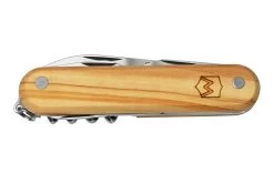 Mercury Multi-Tool Knife 913-6LC Olive Wood, 6 Fonctions, Couteau De Poche -Célèbre Couteaux Magasin MY913 6LC 05 mercury