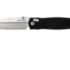 Real Steel Muninn 7751BS Black G10, Satin VG-10, Couteau De Poche