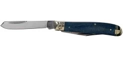 Rough Ryder Mini Trapper Denim RR2187 Carbon Couteau De Poche Slipjoint -Célèbre Couteaux Magasin RY2187 03 rough ryder