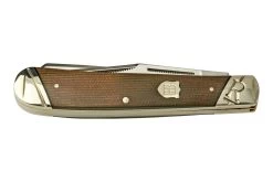 Rough Ryder Brown Burlap Trapper RR2330, Couteau De Poche -Célèbre Couteaux Magasin RY2330 05 roughryder