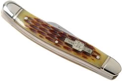 Rough Ryder Stockman Amber Bone RR438 Couteau De Poche Slipjoint -Célèbre Couteaux Magasin RY438 04 rough ryder