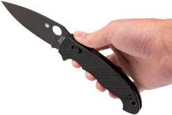 Spyderco Manix 2 XL Black C95GPBBK2 Couteau De Poche -Célèbre Couteaux Magasin SPC95GPBBK2 07 spyderco manix 2 xl spc95gpbbk2 07