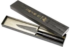 Tojiro Shippu Black Damascus Couteau D'office (Petty) 9 Cm, FD-1591 -Célèbre Couteaux Magasin TJFD 1591 08 tojiro sippu black