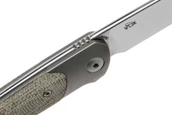 Viper Key V5978CV Bolster Green Canvas Micarta Couteau De Poche, Jesper Voxnaes Design -Célèbre Couteaux Magasin VPV5978CV 06 viper