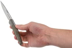 Viper Key V5978CV Bolster Green Canvas Micarta Couteau De Poche, Jesper Voxnaes Design -Célèbre Couteaux Magasin VPV5978CV 08 viper