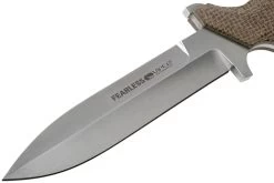 Viper Fearless VT4018CM Sleipner Stonewashed, Brown Canvas Micarta, Couteau Fixe, Rumici Design -Célèbre Couteaux Magasin VPVT4018CM 03 viper