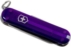 Victorinox Classic SD Translucent Colors, Persian Indigo 0.6223.T29G Couteau Suisse -Célèbre Couteaux Magasin VT0 6223 T29G 04 victorinox