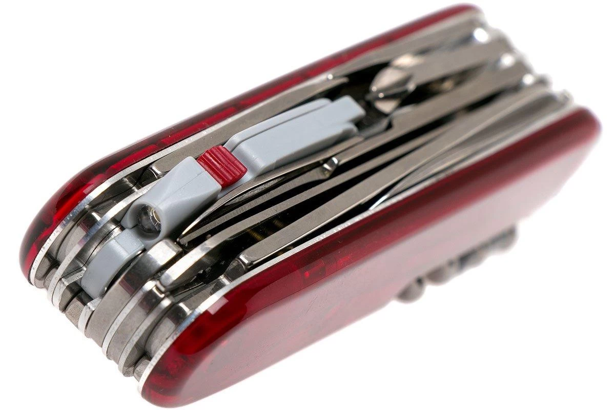 Victorinox Huntsman Lite Rouge Transparent 1.7915.T Couteau Suisse 7 Victorinox Huntsman Lite Rouge Transparent 1.7915.T Couteau Suisse – Image 5
