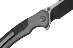 WE Knife Ziffius, WE22024A-1 Limited Edition, Integral Twill Carbonfiber Spacer, CPM 20CV Couteau De Poche -Célèbre Couteaux Magasin WKWE22024A 1 05 weknife