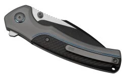 WE Knife Ziffius, WE22024A-1 Limited Edition, Integral Twill Carbonfiber Spacer, CPM 20CV Couteau De Poche -Célèbre Couteaux Magasin WKWE22024A 1 07 weknife