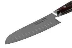 Yaxell Super Gou 37118 Santoku à Alvéoles, Acier Damassé 161 Couches, 16,5 Cm -Célèbre Couteaux Magasin YL37118 03 yaxell